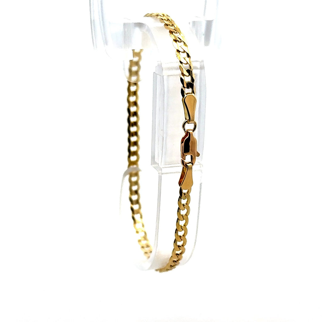Bracelet Curb Link 4mm 7" 10K
