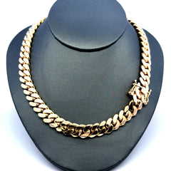 Chain Cuban Link 10mm 24" 14K