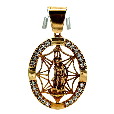 Pendant ‘San Lázaro’ with CZ 64.5 10K