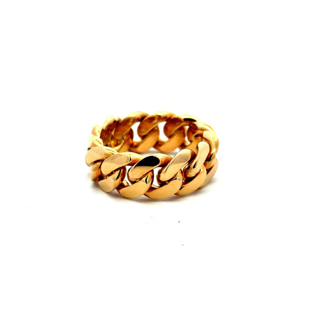 Ring Cuban Link 10 9.5mm 14K