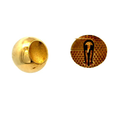 Earrings Omega Lock 23 23mm 10K