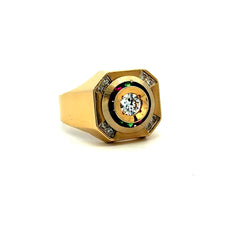 Ring CZ Luxury 9.5 5.5mm 14K