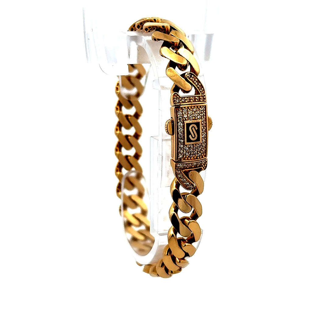 Bracelet Monaco 9mm 8" 14K