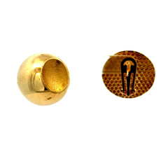 Earrings Omega Lock 23 23mm 10K