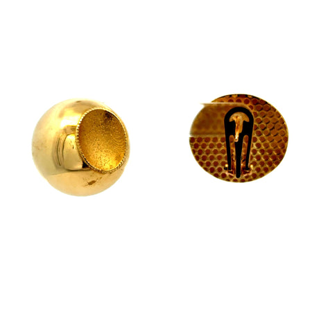 Earrings Omega Lock 23 23mm 10K