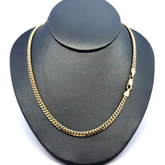Chain Cuban Link 4mm 22" 14K
