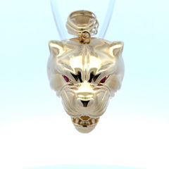 Pendant Red-Eyed Panther’s Head 60 10K
