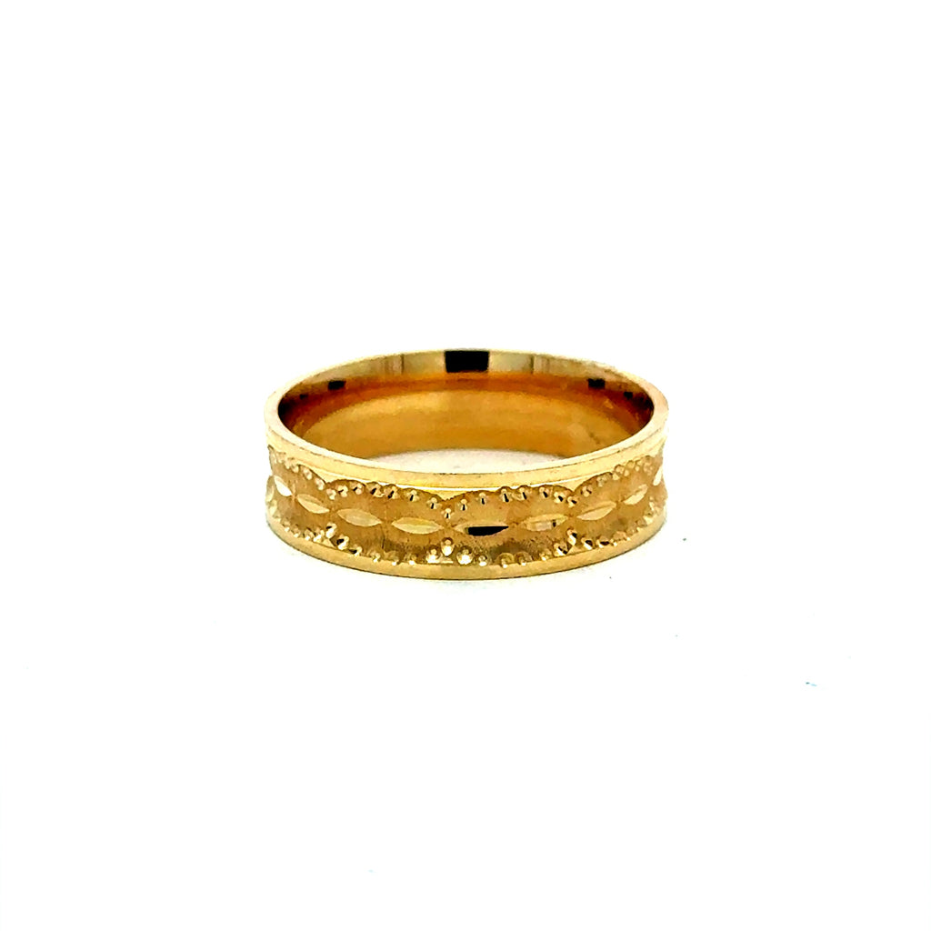 Ring Men’s Wedding Band 9.5 6mm 10K