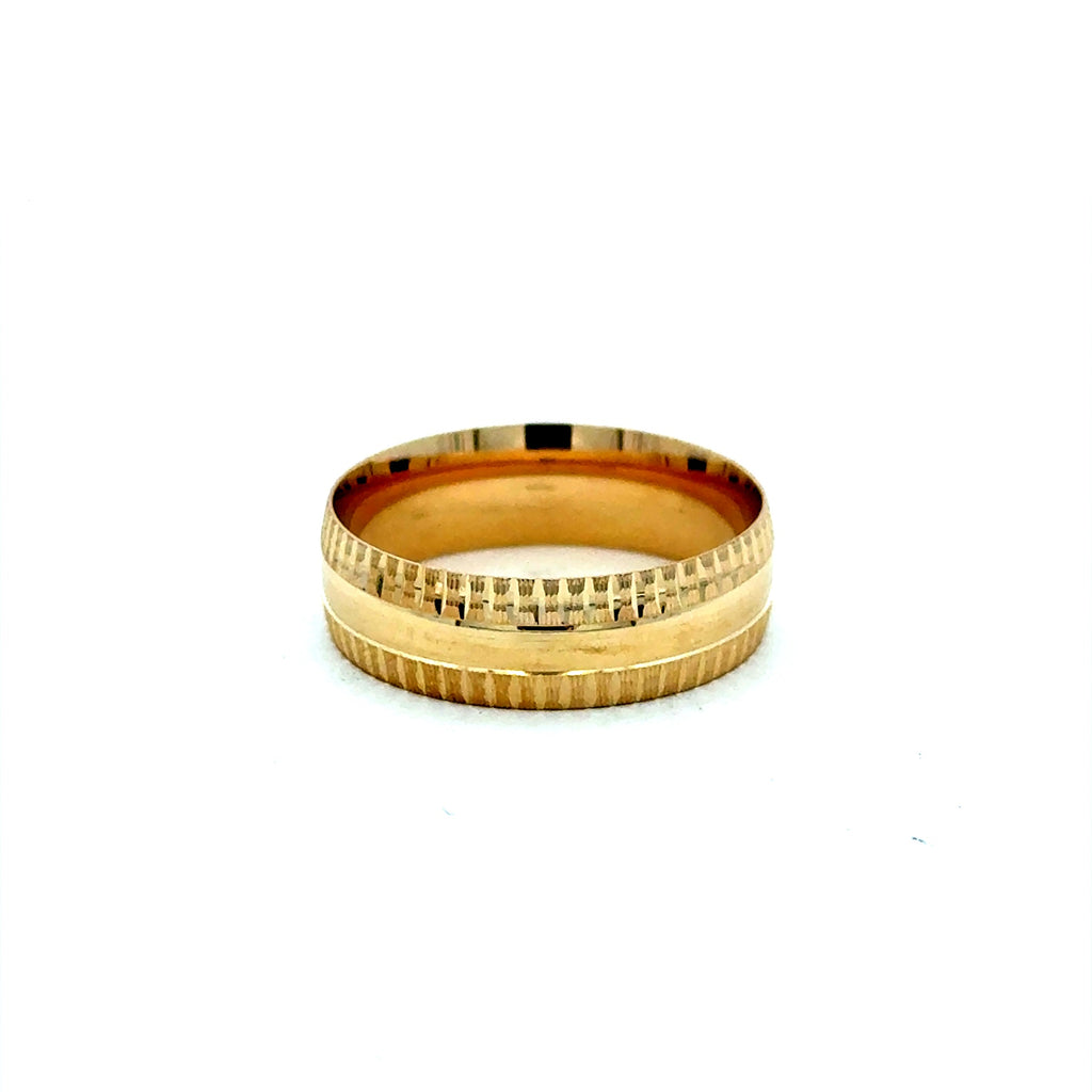 Ring Men’s Wedding Band 11 7mm 10K