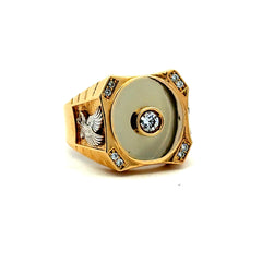 Ring CZ Luxury 12.5 5.5mm 10K
