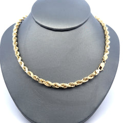 Chain Hollow Rope 5mm 22" 10K