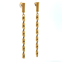 Earrings Pendant Bar 66 3mm 10K