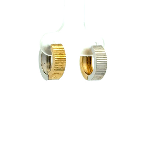 Earrings Stylish Hoops 12.5 4mm 10K