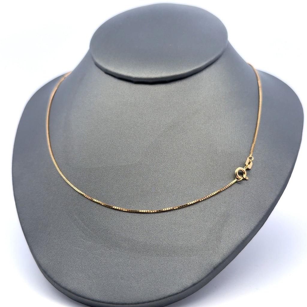 Chain Box Link 0.5mm 20" 14K