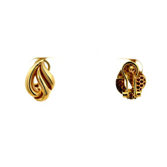 Earrings Omega Lock 17 12mm 10K