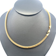 Chain Hollow Franco  3mm 16" 14K