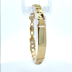 Bracelet ID Curb Link 8.5mm 8" 10K
