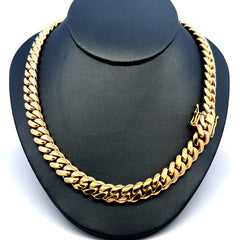 Chain Cuban Link 9.5mm 24" 14K