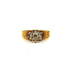 Ring Women's with CZ 7 1.5mm 10K