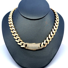 Chain Monaco 10.5mm 24" 10K