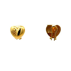 Earrings Omega Lock 14 15mm 10K