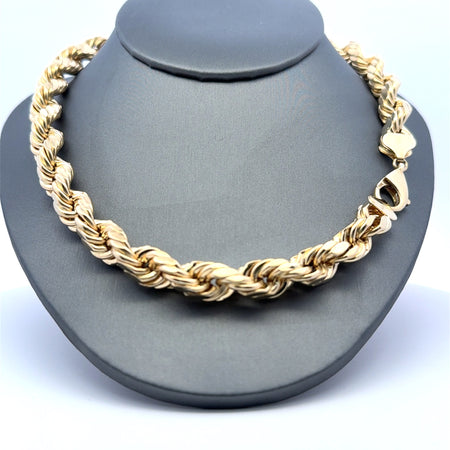 Chain Hollow Rope 10mm 30" 10K