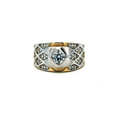 Ring CZ Luxury 11.5 5mm 10K