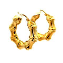 Earrings Fancy Hoops 36.5 8.5mm 10K
