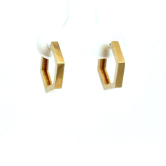 Earrings Stylish Hoops 12.5 2mm 10K