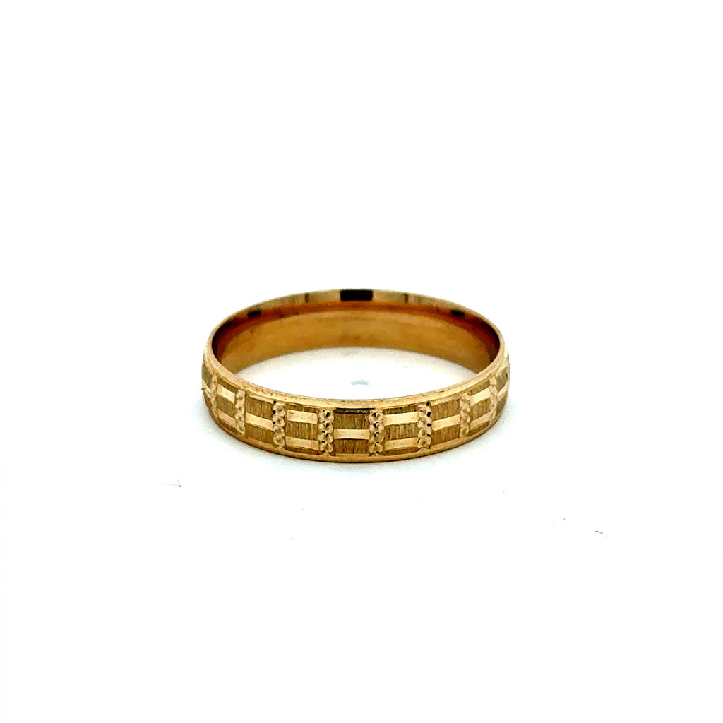 Ring Men’s Wedding Band 11.5 5mm 10K