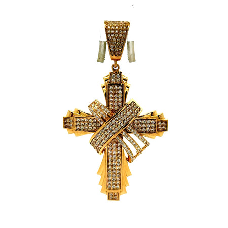 Pendant Cross with CZ 60 14K