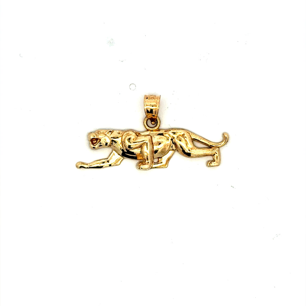 Pendant Hunting Panther 17.5 14K