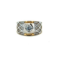 Ring CZ Luxury 11.5 5mm 10K