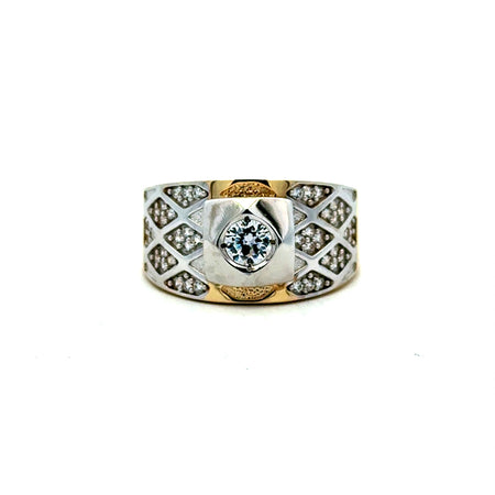 Ring CZ Luxury 11.5 5mm 10K