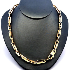 Chain Interlocking Anchor Box Link 6mm 22" 14K