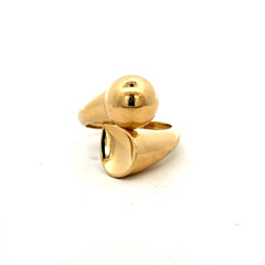 Ring Women's Bold Oversized 9 3mm 10K