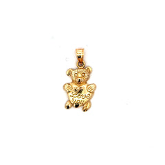 Pendant Teddy Bear "I Love You" 26.5 10K