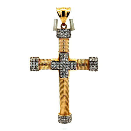 Pendant Cross with CZ 71.5 14K