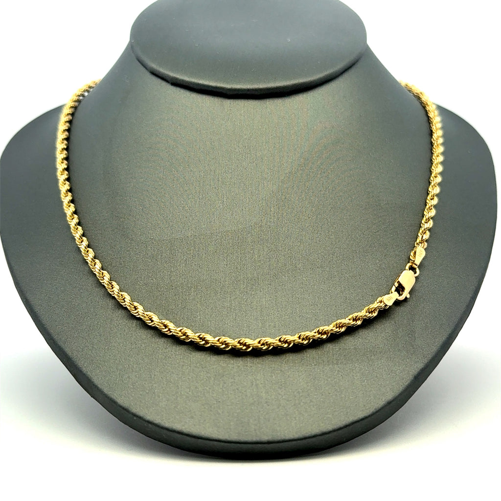 Chain Hollow Rope 3mm 24" 10K