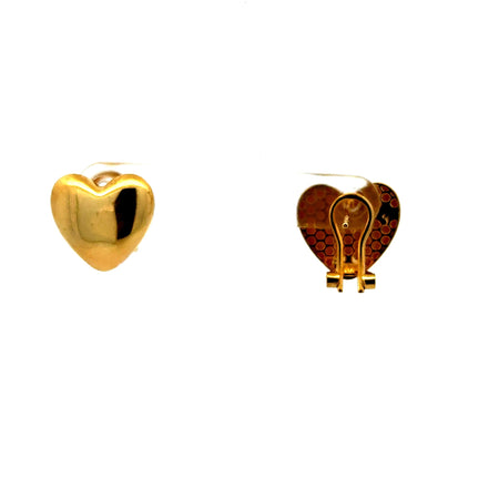 Earrings Omega Lock 14 15.5mm 10K