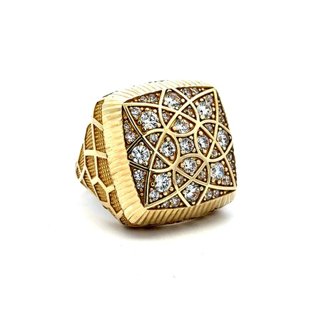 Ring Rosetta  9.5 5mm 10K
