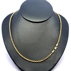 Chain Solid Rope 2.5mm 16" 14K