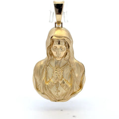 Pendant Praying Virgin Mary 70.5 10K