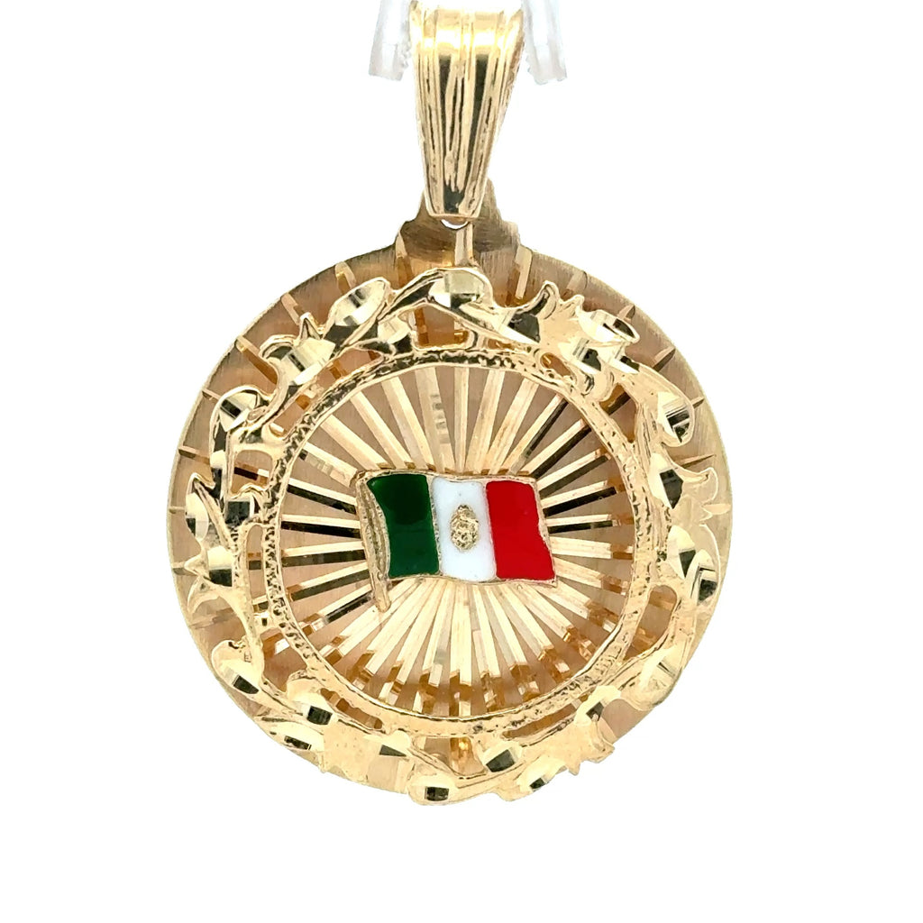 Pendant Mexican Flag 54 10K