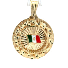 Pendant Mexican Flag 54 10K