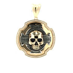 Pendant Desparus ET Mortris & CZ 55.5 10K