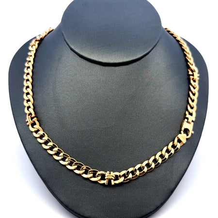 Chain Hollow Curb Link Hardware-Dec 6.5mm 22" 14K