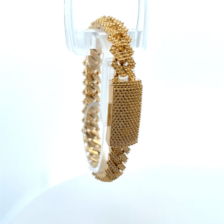 Bracelet Iced Cuban without Stones 10.5mm 7.5" 10K