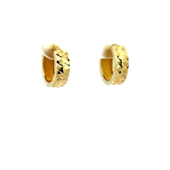 Earrings Stylish Hoops 12 3.5mm 10K