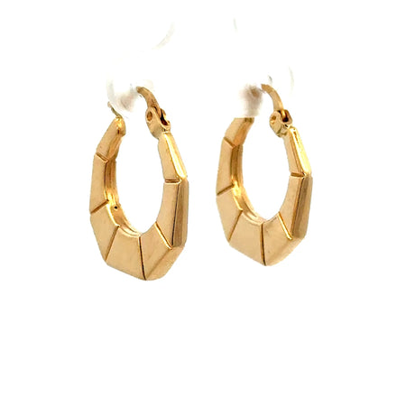 Earrings Fancy Hoops 21.5 3mm 10K